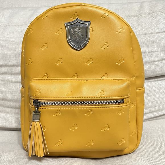 Bioworld Handbags - Bioworld Harry Potter Yellow Hufflepuff Mini Backpack Warner Brothers